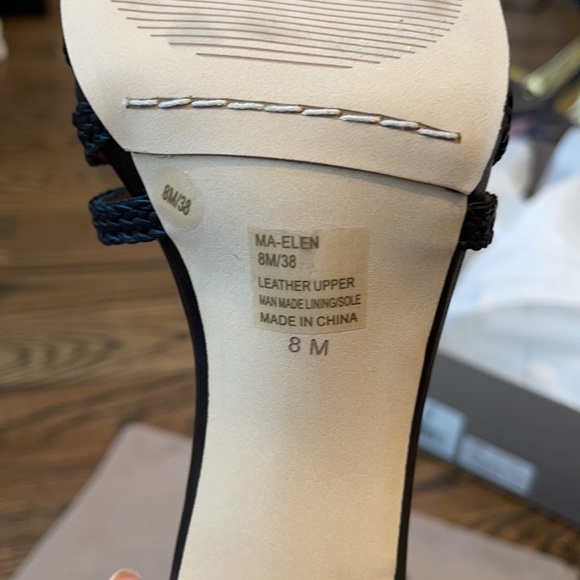 BCBGMAXAZRIA  Elen woven leg wrap gladiator size 8 - Picture 3 of 6